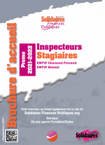 Brochure d'accueil Inspecteurs stagiaires généralistes promo 2021/2022